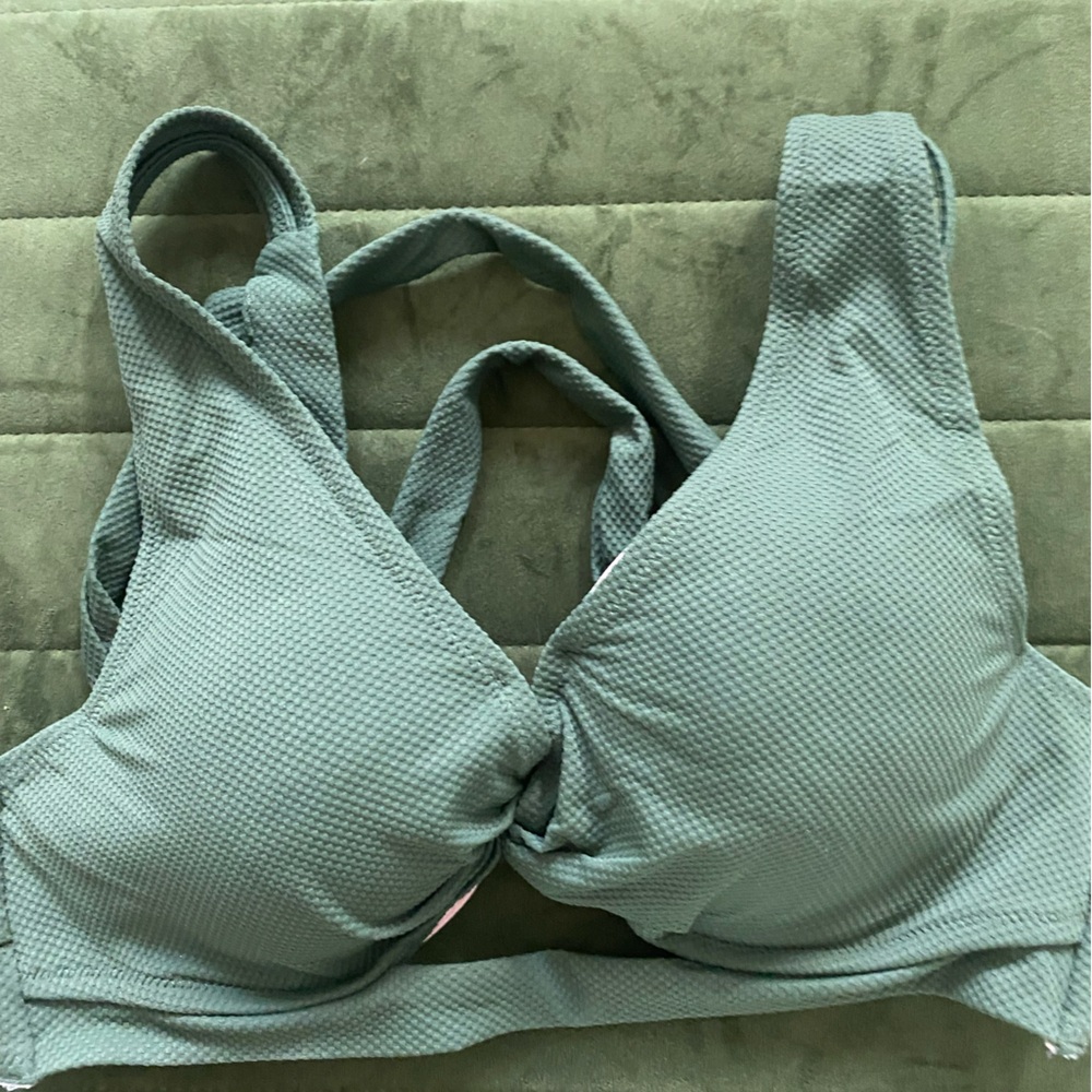 Shade & Shore Olive Bikini Top and Bottom